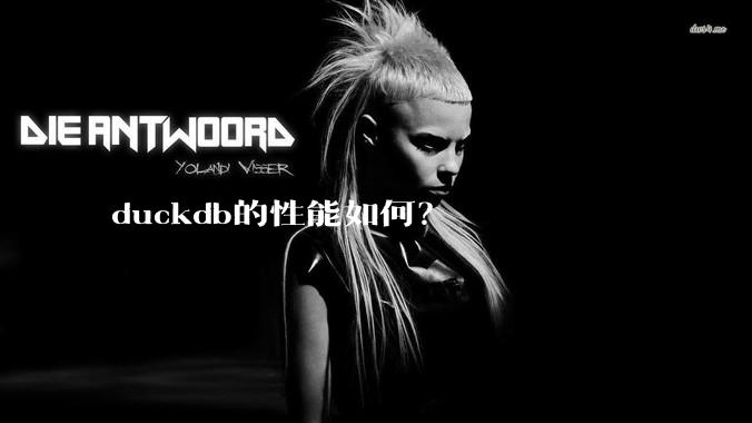 duckdb的性能如何？