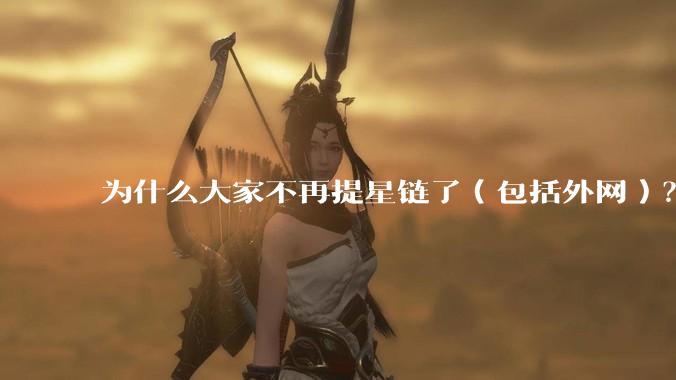 为什么大家不再提星链了（包括外网）？