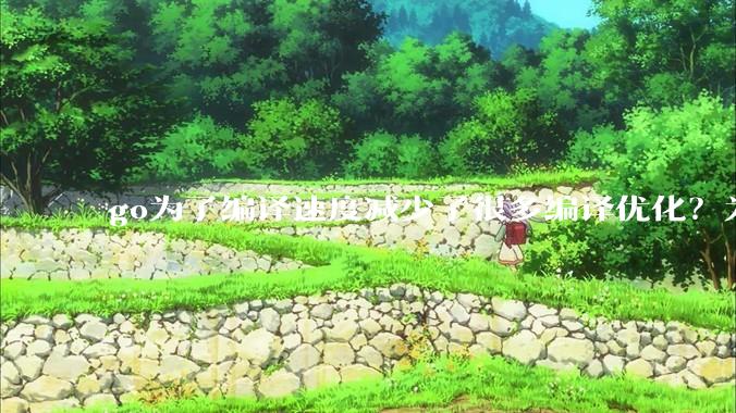 go为了编译速度减少了很多编译优化？为什么不能提供优化编译模式来提升运行效率？是太懒还是另有隐情？